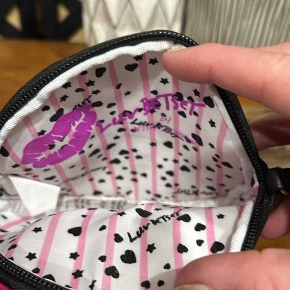 Betsey Johnson Pink and Black Flamingo Wristlet - Picture 11 of 11